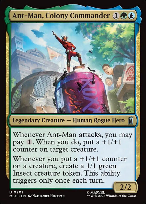 Ant-Man, Colony Commander 201 Marvel Super Heroes Magic: The Gathering NM