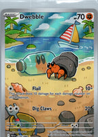 Dwebble 129/086 Holo Illustration Rare Black Bolt Pokemon Near Mint