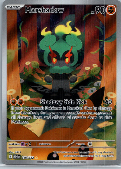 Marshadow 146/132 Illustration Rare Mega Evolution Pokemon Near Mint