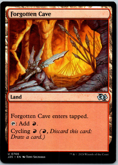 Forgotten Cave 766 Uncommon Foundations Jumpstart Magic: The Gathering Near Mint