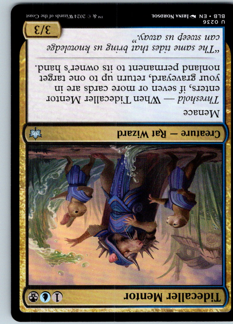 Tidecaller Mentor 236 Uncommon Bloomburrow Magic: The Gathering Near Mint