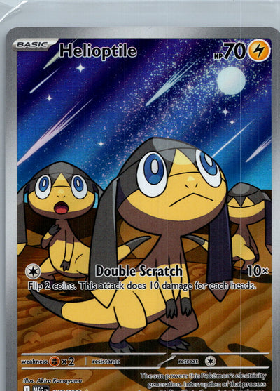 Helioptile 143/132 Illustration Rare Mega Evolution Pokemon Near Mint