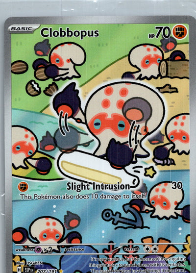 Clobbopus 207/191 Illustration Rare Surging Sparks Pokemon Near Mint