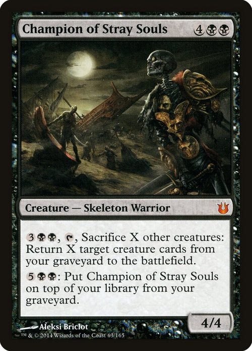 Champion of Stray Souls 63 Mythic Born of the Gods Magic: The Gathering NM