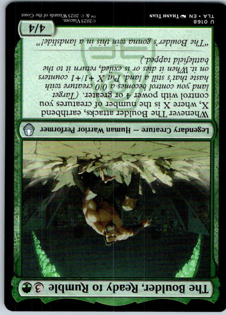 The Boulder, Ready to Rumble Avatar: The Last Airbender Magic: The Gathering NM
