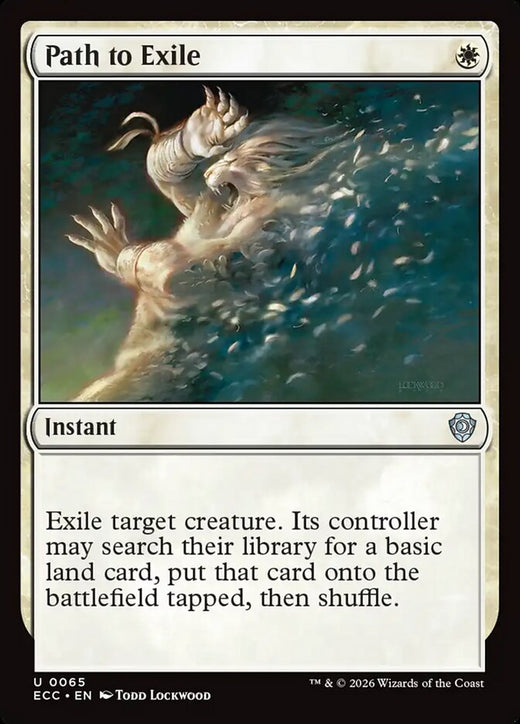 Path to Exile 65 Uncommon Commander: Lorwyn Eclipsed Magic: The Gathering NM