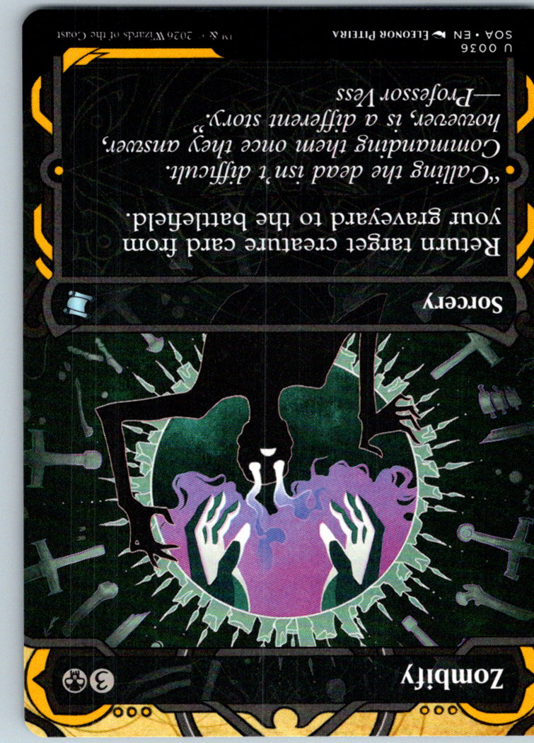Zombify 36 Secrets of Strixhaven: Mystical Archive Magic: The Gathering NM