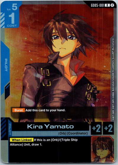 Kira Yamato GD05-081 R Freedom Ascension Gundam Holo Near Mint