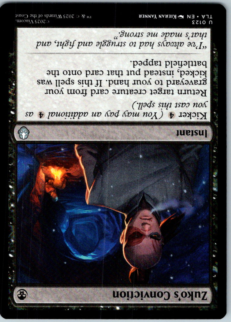 Zuko's Conviction 123 Avatar: The Last Airbender Magic: The Gathering NM