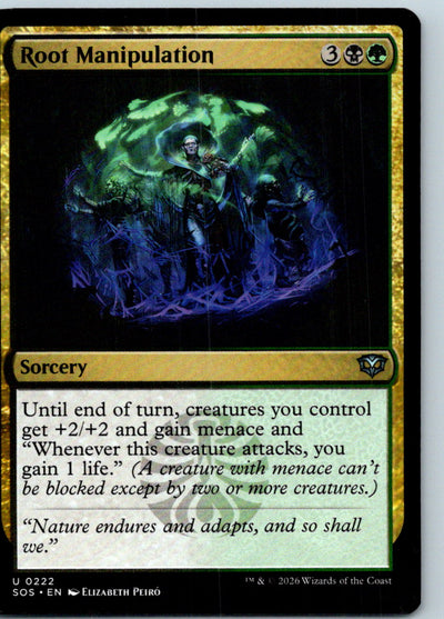Root Manipulation 222 Uncommon Secrets of Strixhaven Magic: The Gathering NM