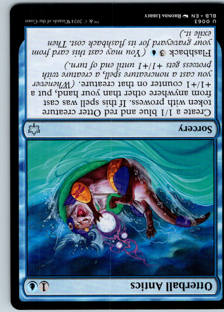 Otterball Antics 63 Uncommon Bloomburrow Magic: The Gathering Near Mint