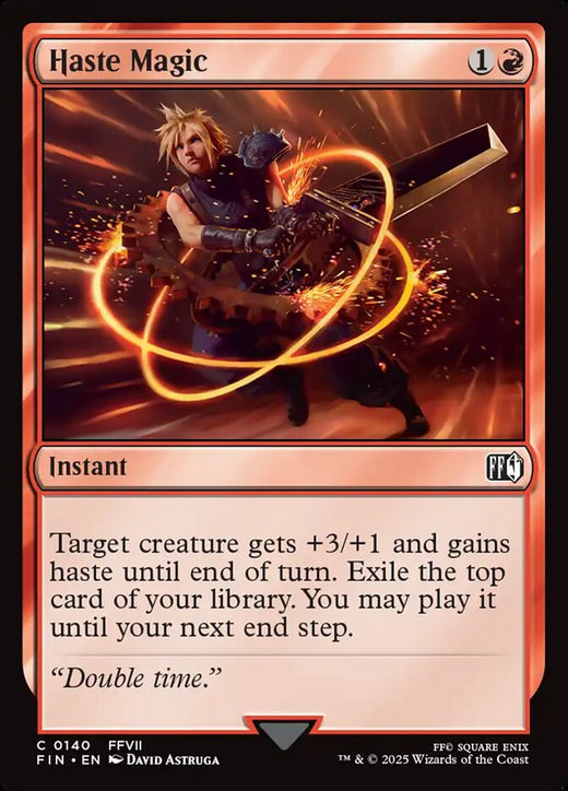 Haste Magic 140 Common FINAL FANTASY Magic: The Gathering Near Mint
