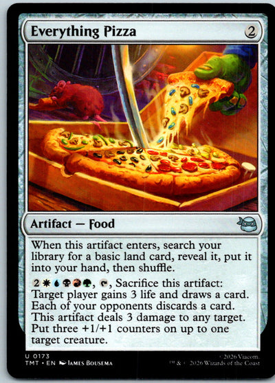 Everything Pizza 0173 Teenage Mutant Ninja Turtles Magic: The Gathering NM