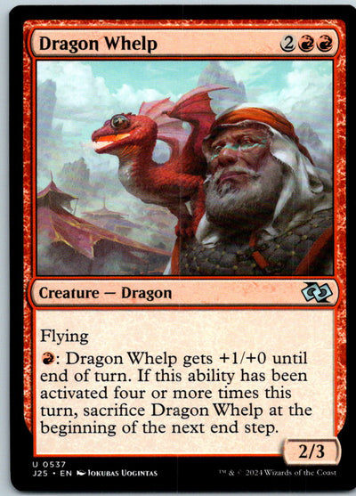 Dragon Whelp 537 Uncommon Foundations Jumpstart Magic: The Gathering Near Mint