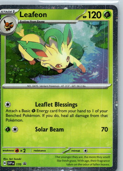 Leafeon (Cosmos Holo) 170 Holo Promo Scarlet & Violet Promo Pokemon Near Mint