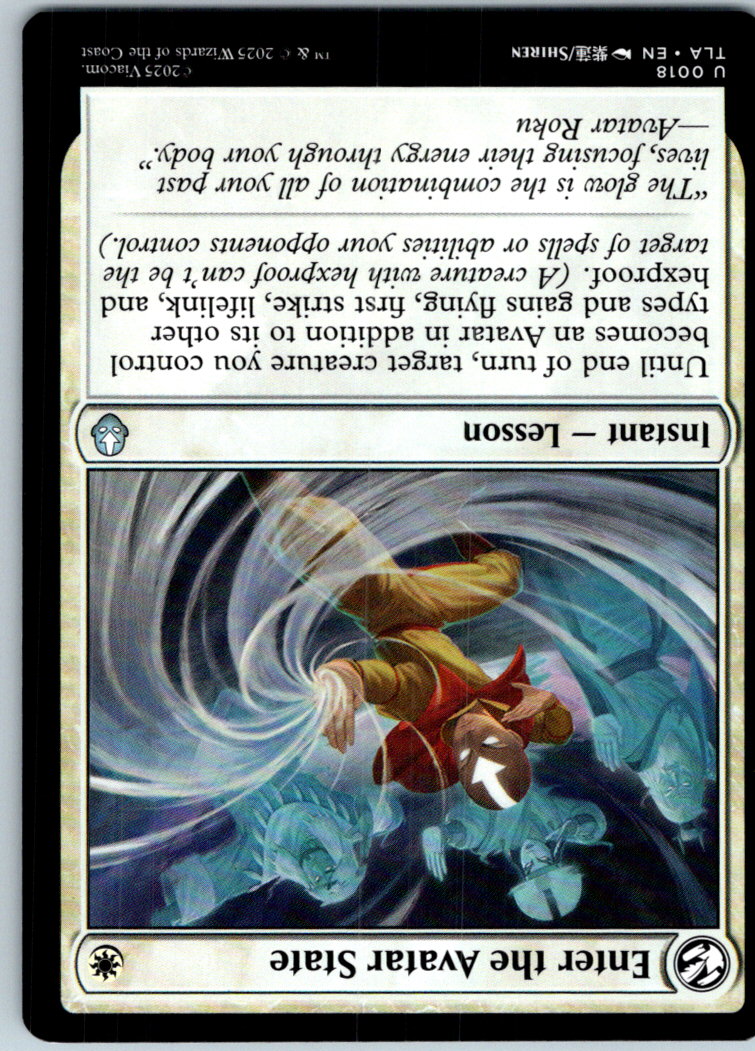 Enter the Avatar State 18 Avatar: The Last Airbender Magic: The Gathering NM