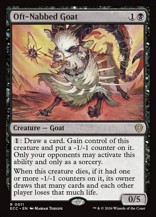 Oft-Nabbed Goat 11 Rare Commander: Lorwyn Eclipsed Magic: The Gathering NM