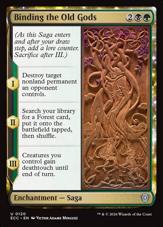 Binding the Old Gods 120 Commander: Lorwyn Eclipsed Magic: The Gathering NM