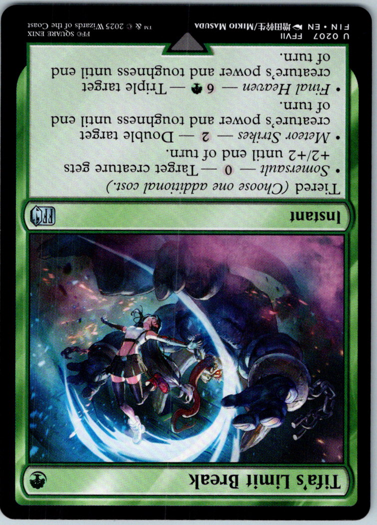 Tifa's Limit Break 207 Uncommon FINAL FANTASY Magic: The Gathering Near Mint