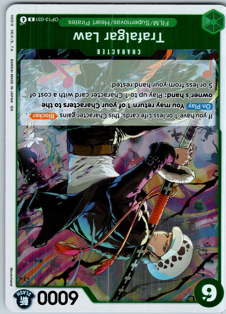 Trafalgar Law OP13-031 Rare Carrying On His Will One Piece Near Mint