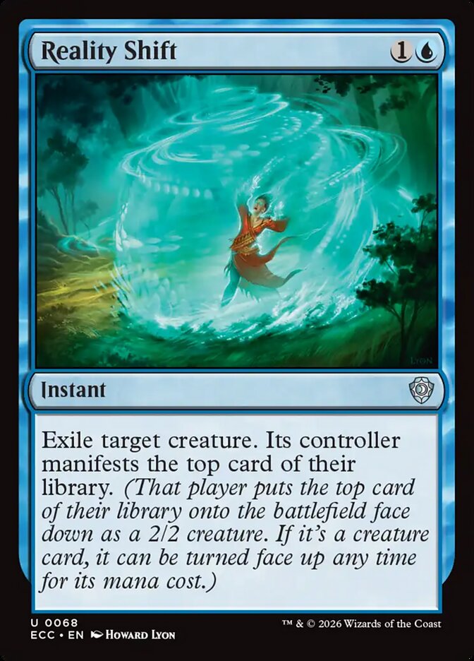 Reality Shift 68 Uncommon Commander: Lorwyn Eclipsed Magic: The Gathering NM