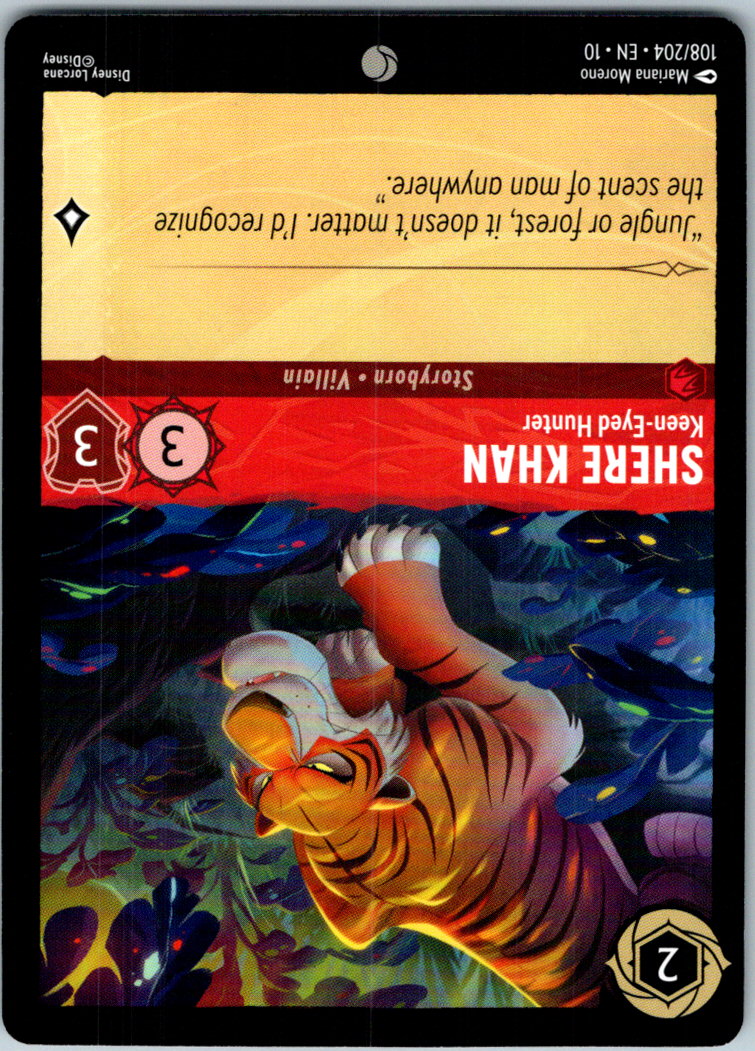 Shere Khan - Keen-Eyed Hunter 108/204 Common Whispers in the Well Lorcana NM