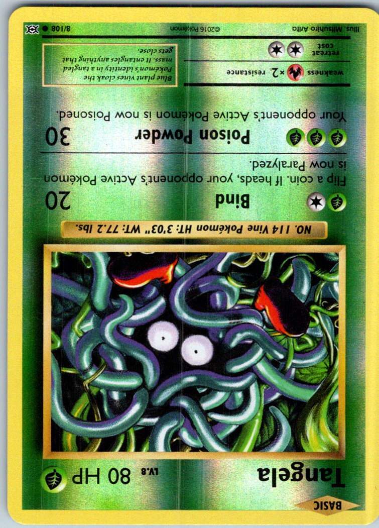 Tangela 8/108 Common Evolutions Pokemon Reverse Holo Near Mint