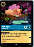 Hen Wen - Prophetic Pig 138/204 Common Whispers in the Well Lorcana Near Mint