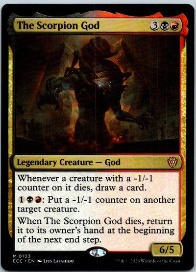 The Scorpion God 133 Mythic Commander: Lorwyn Eclipsed Magic: The Gathering NM
