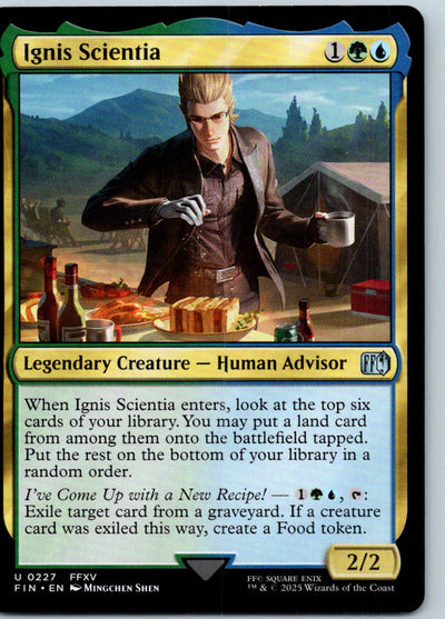 Ignis Scientia 227 Uncommon FINAL FANTASY Magic: The Gathering Near Mint
