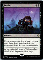 Persist 83 Rare Commander: Lorwyn Eclipsed Magic: The Gathering Near Mint