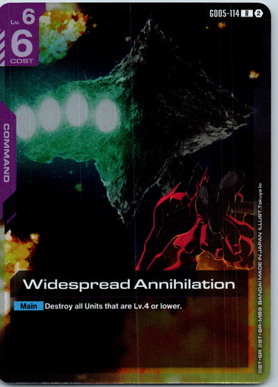 Widespread Annihilation GD05-114 R Freedom Ascension Gundam Holo Near Mint