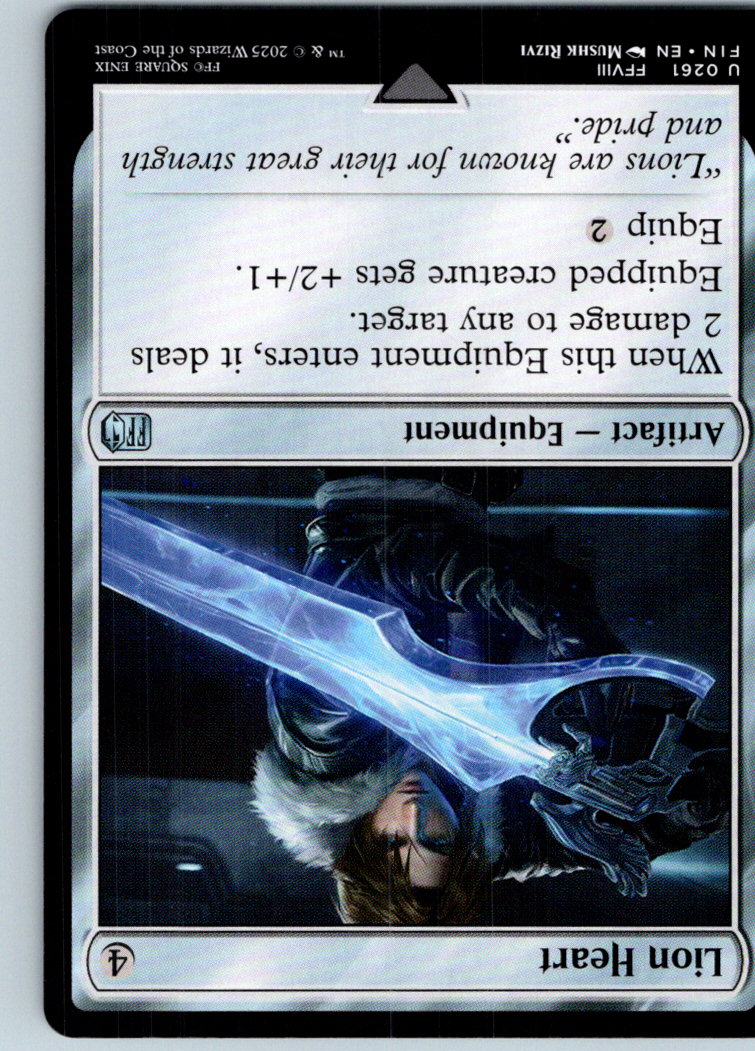 Lion Heart 261 Uncommon FINAL FANTASY Magic: The Gathering Near Mint