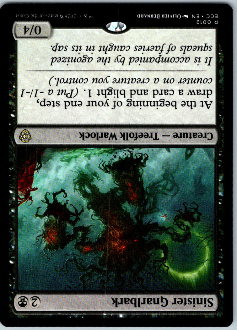 Sinister Gnarlbark 12 Rare Commander: Lorwyn Eclipsed Magic: The Gathering NM
