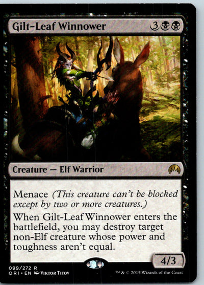 Gilt-Leaf Winnower 99 Rare Magic Origins Magic: The Gathering Near Mint