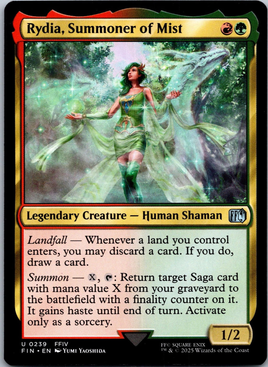Rydia, Summoner of Mist 239 Uncommon Final Fantasy Magic: The Gathering NM