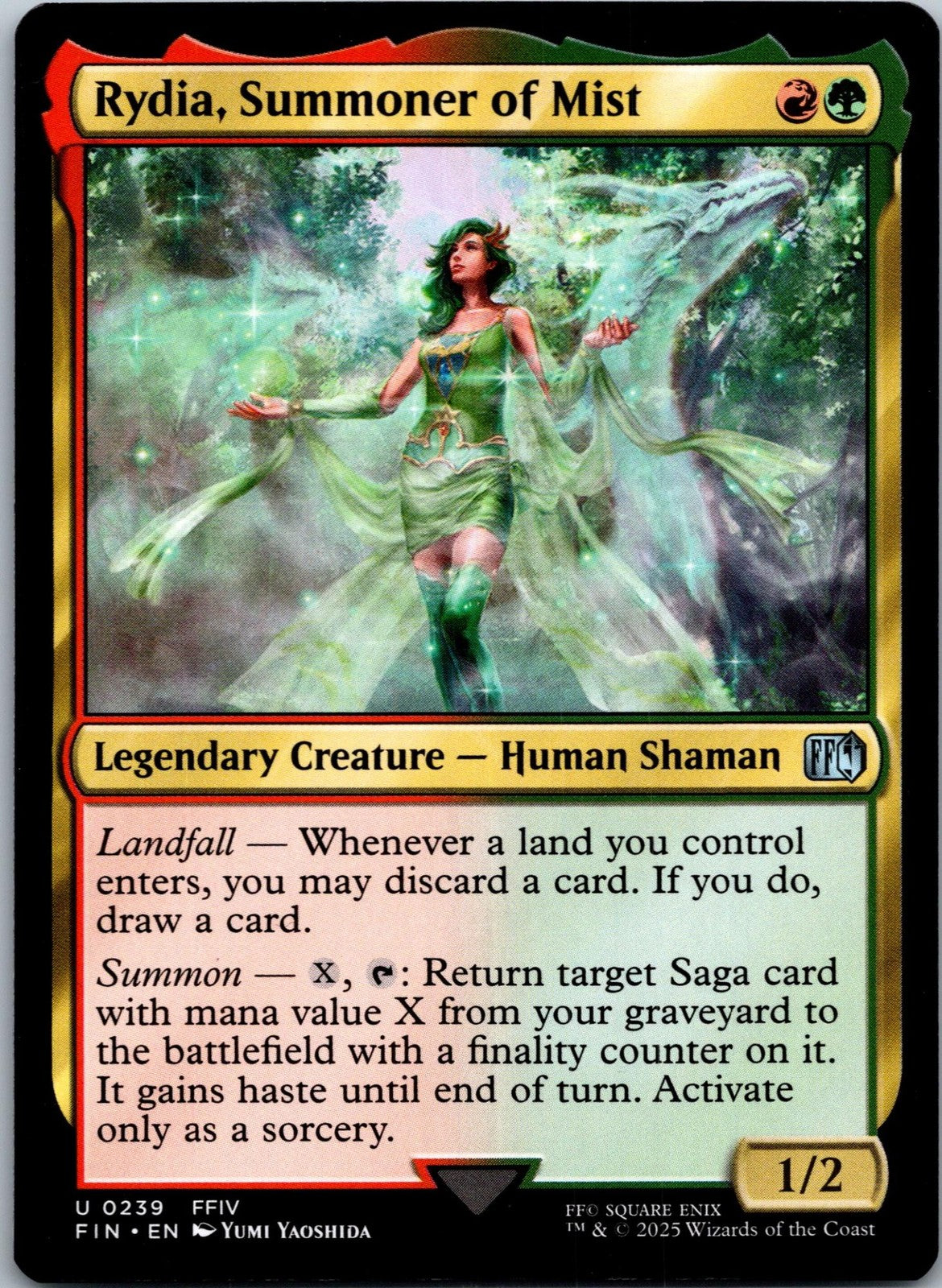 Rydia, Summoner of Mist 239 Uncommon Final Fantasy Magic: The Gathering NM