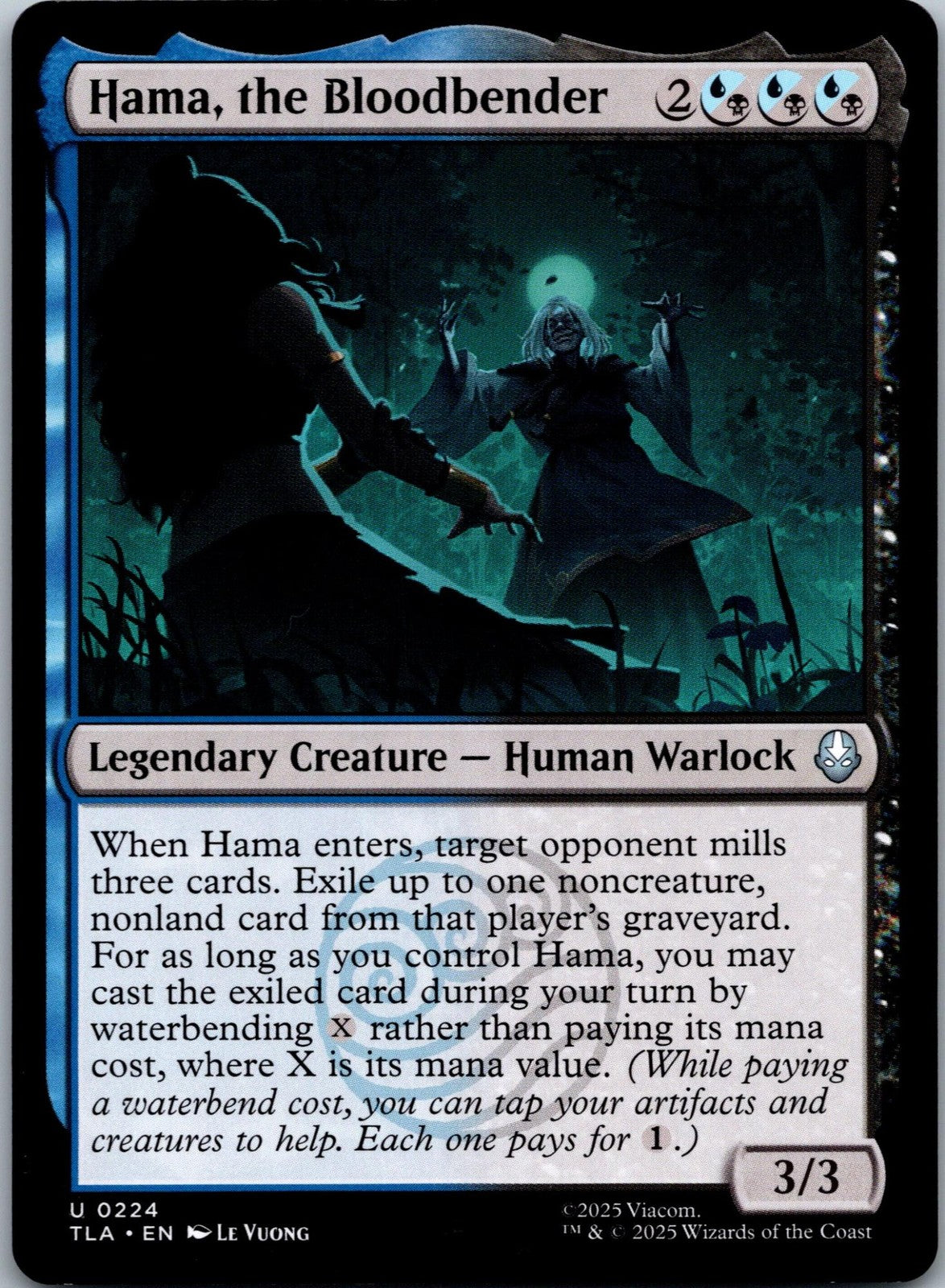 Hama, the Bloodbender 224 Avatar: The Last Airbender Magic: The Gathering NM