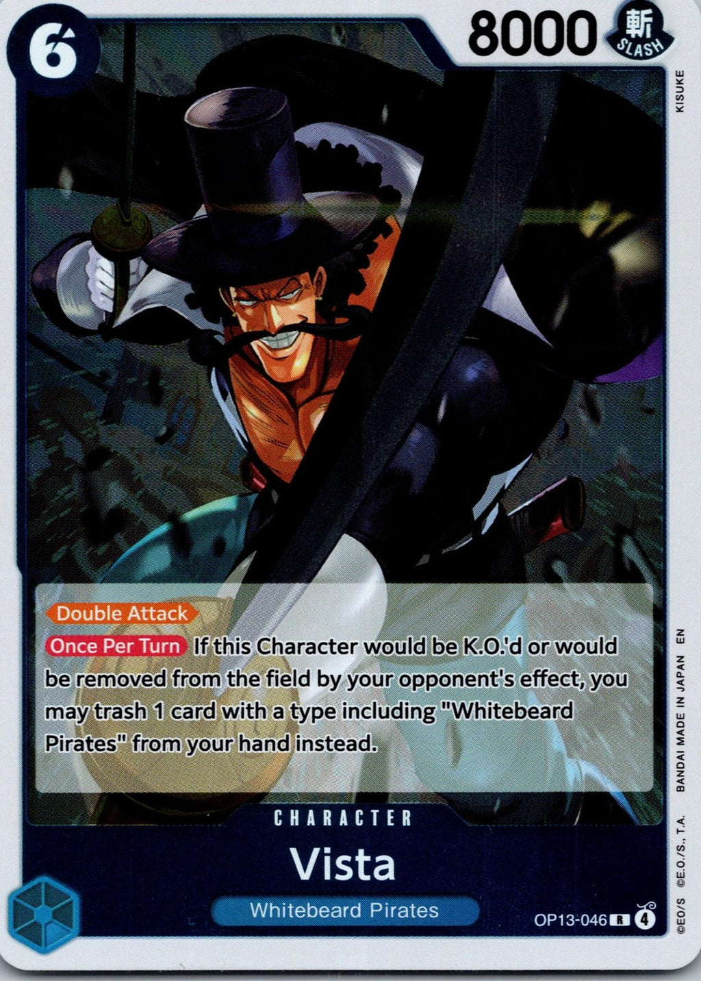 Vista OP13-046 Rare Carrying On His Will One Piece Near Mint