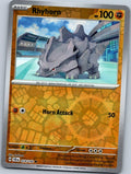 Rhyhorn 74/142 Common Stellar Crown Pokemon Reverse Holo Near Mint