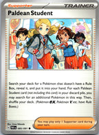 Paldean Student 085/091 Common Paldean Fates Pokemon Near Mint