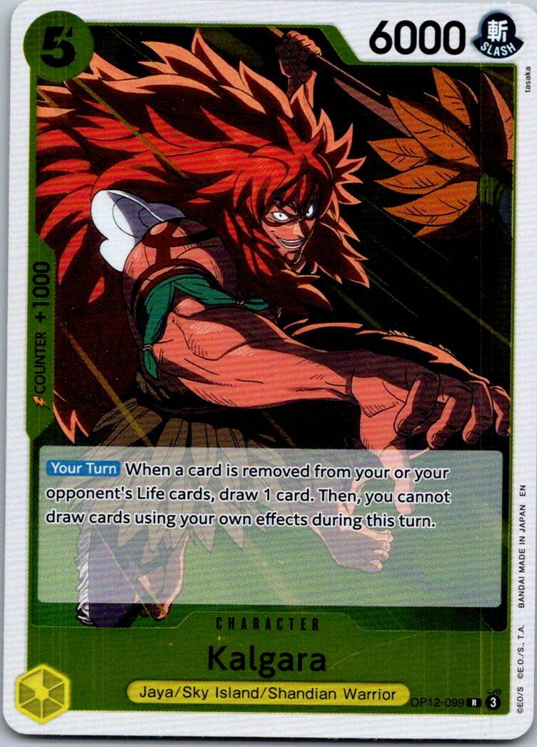 Kalgara OP12-099 Rare Legacy of the Master One Piece Near Mint