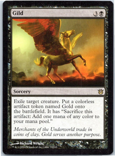 Gild 73 Rare Born of the Gods Magic: The Gathering Near Mint