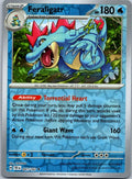 Feraligatr 041/162 Rare Temporal Forces Pokemon Reverse Holo Near Mint