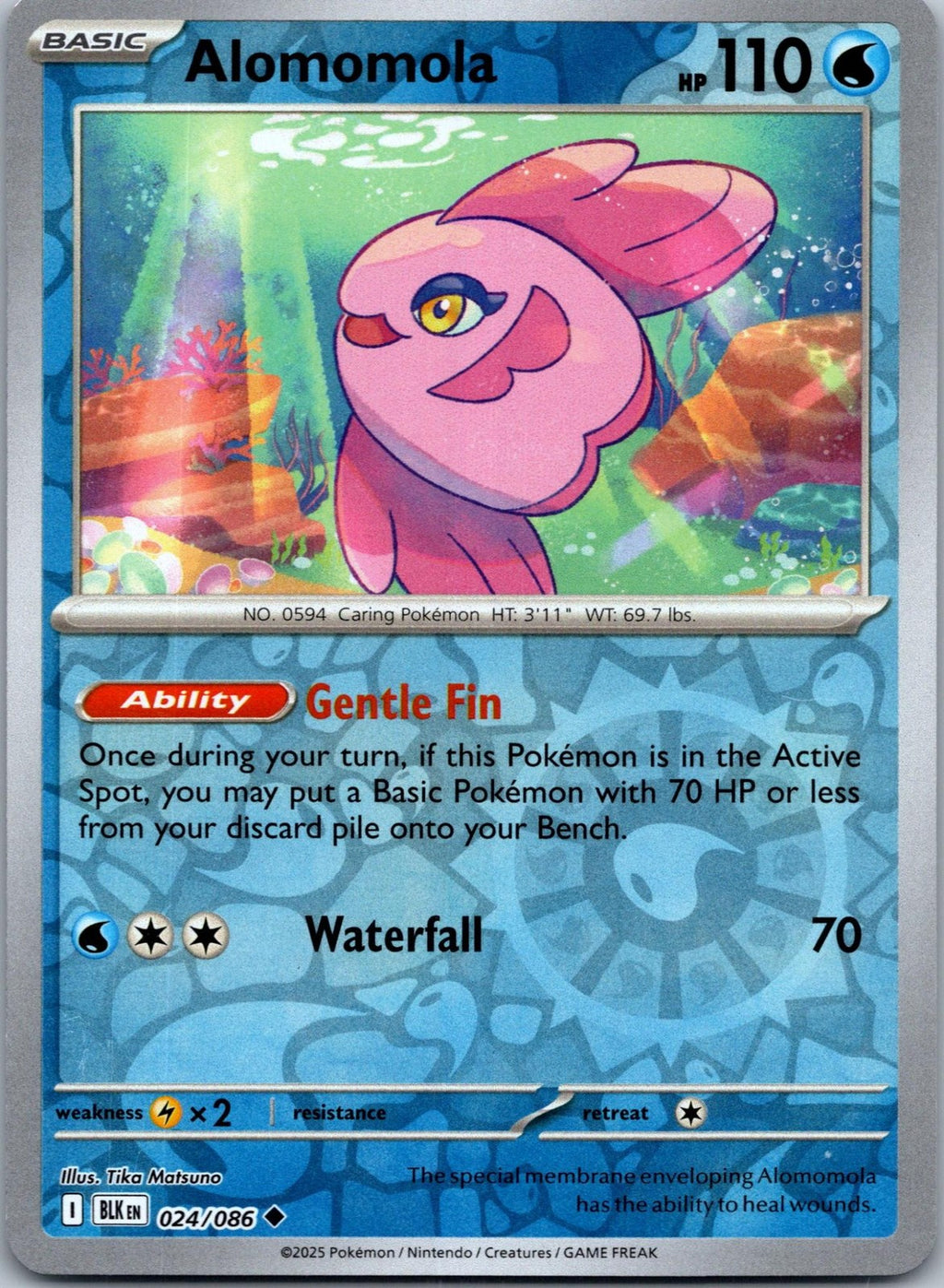 Alomomola 024/086 Uncommon Black Bolt Pokemon Near Mint