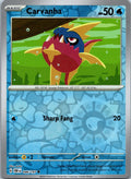 Carvanha 046/197 Common Obsidian Flames Pokemon Near Mint
