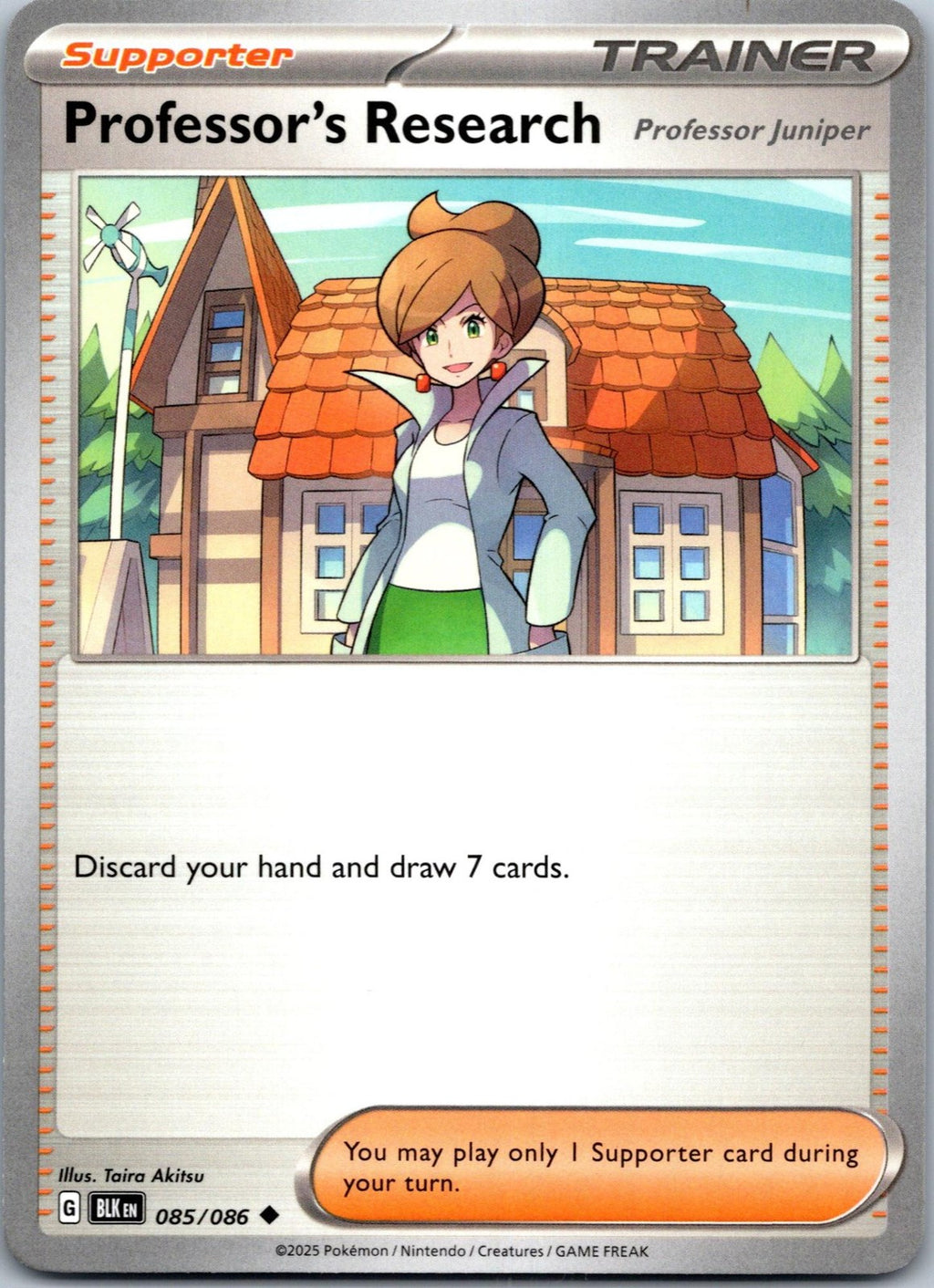 Professor's Research 085/086 Uncommon Black Bolt Pokemon Near Mint