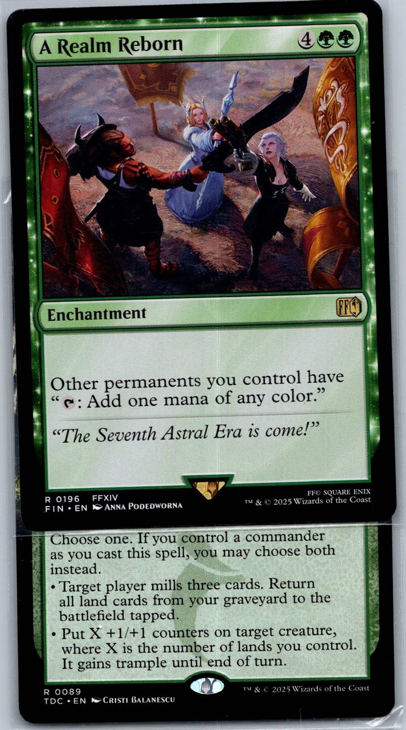 A Realm Reborn 196 Rare FINAL FANTASY Magic: The Gathering Near Mint