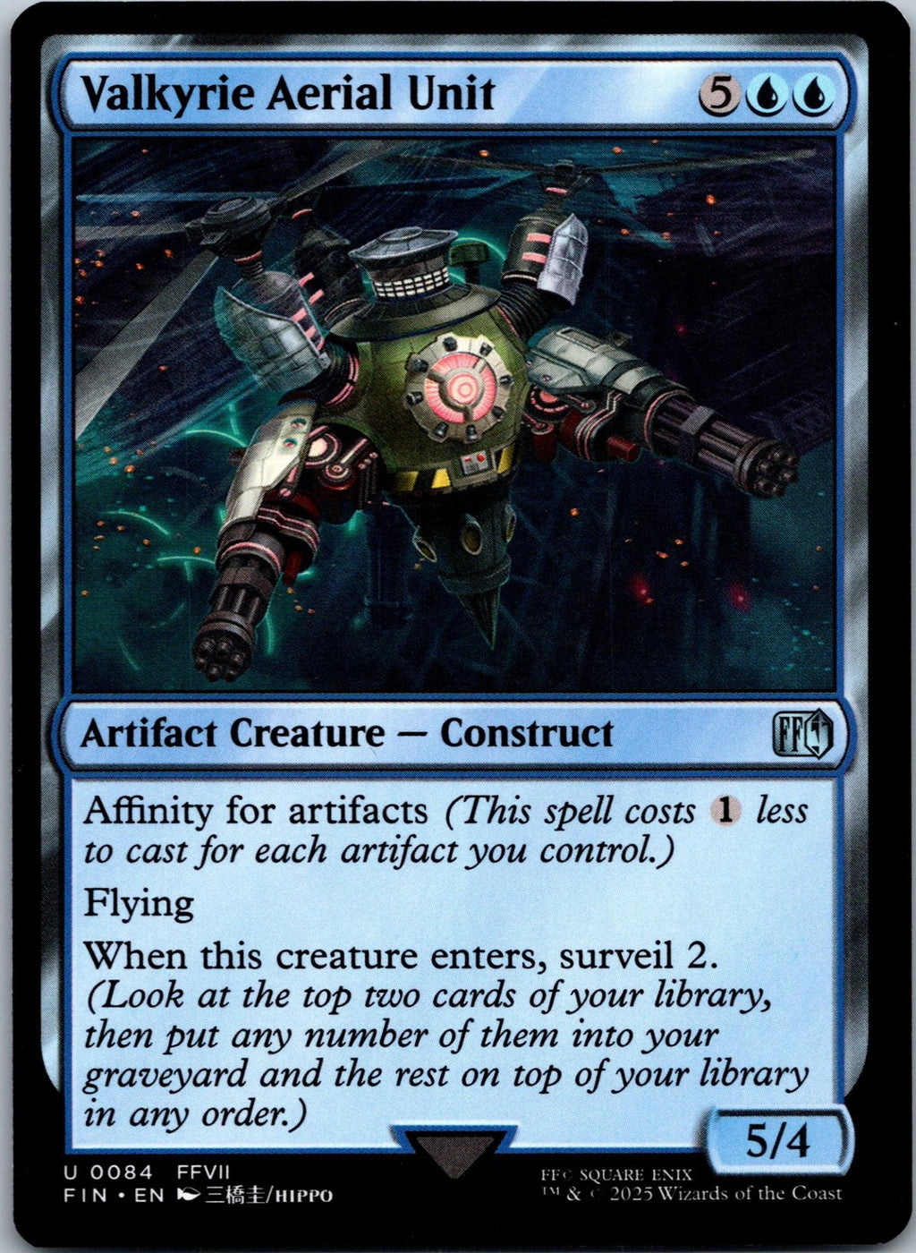 Valkyrie Aerial Unit 84 Uncommon Final Fantasy Magic: The Gathering NM | HOKO