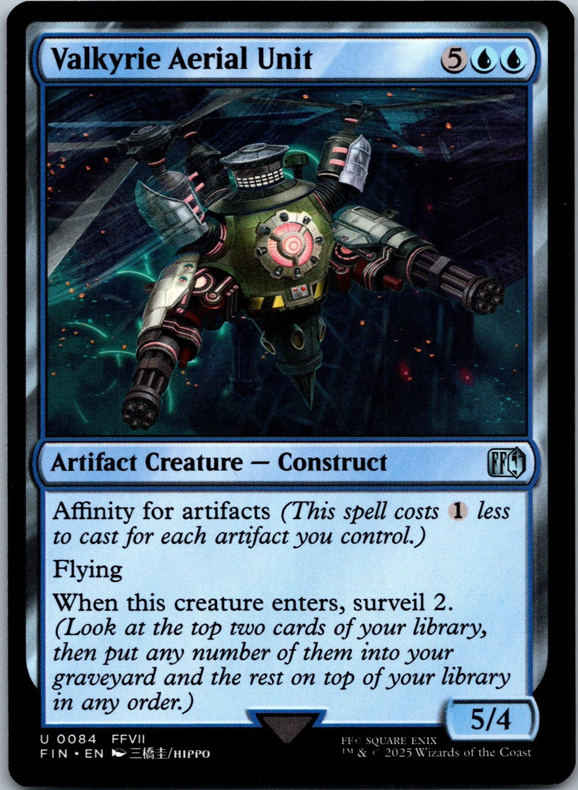 Valkyrie Aerial Unit 84 Uncommon Final Fantasy Magic: The Gathering NM | HOKO